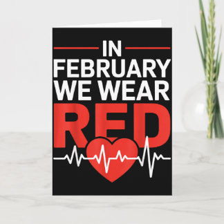 Cartão Vintage Heart Disease Awareness Heart Recovery Men