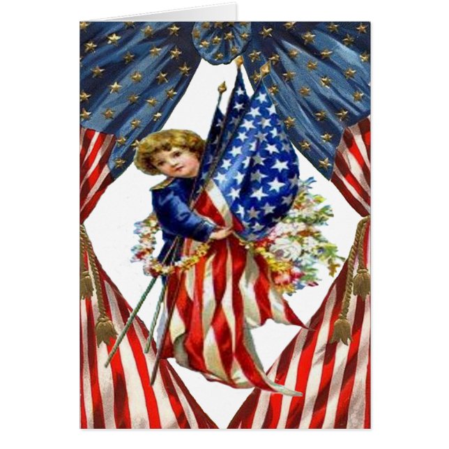 Cartão Vintage Independência e Liberdade (Frente)