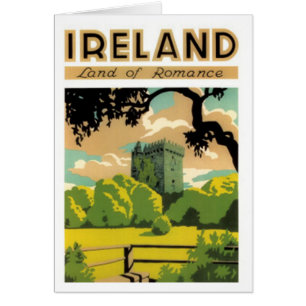 Cartão Vintage Ireland -