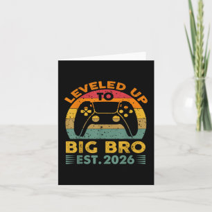 Cartão Vintage Leveling Até Big Bro 2026 Promovido Ao Bi