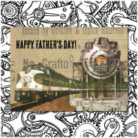 Vintage Locomotive Train Steam Railroad