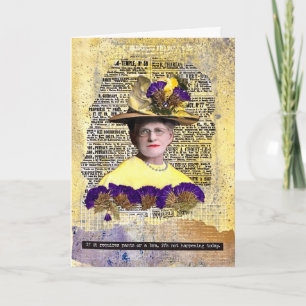 Cartão "Vintage Look", Cope Saudação