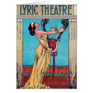 Cartão Vintage - Lyric Theater,