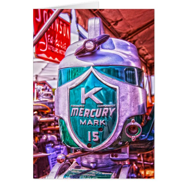 Cartão Vintage Mercury (Frente)