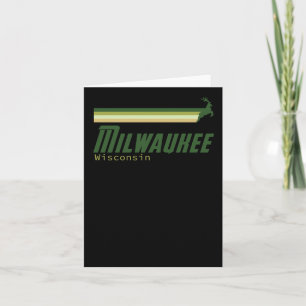 Cartão Vintage Milwaukee Basbol
