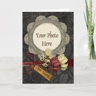 Cartão Vintage Mother´s Day Template