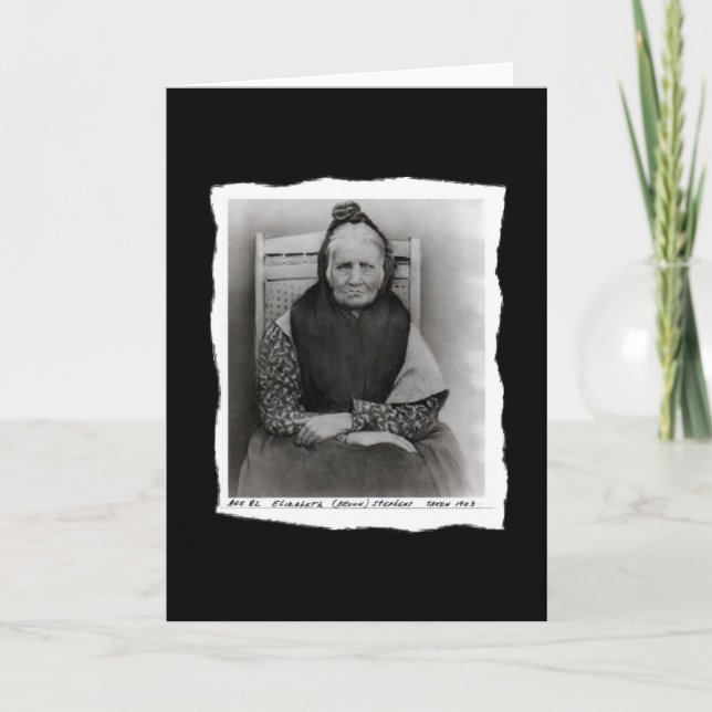 Cartão Vintage Native American Cherokee (Frente)