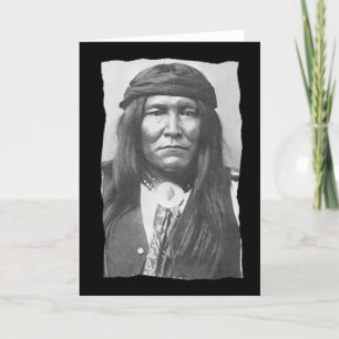 Cartão Vintage Native American Cochise Apache