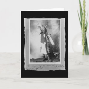 Cartão Vintage Native American Geronimo Apache