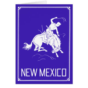 Cartão Vintage Novo México