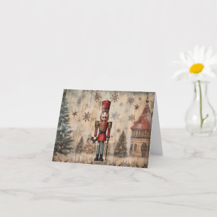 Cartão Vintage Nutcracker Soldier