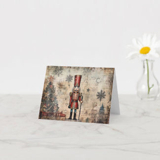 Cartão Vintage Nutcracker Soldier