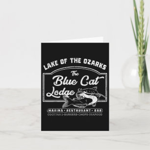 Cartão Vintage O Lodge Blue Cat Lake Of The Ozarks
