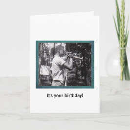 Cartão Vintage Photo Birthday Card