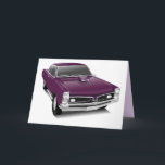 Cartão vintage pontiac gto greeting card<br><div class="desc">vintage pontiac gto greeting cards for all occasions.  And don't forget you can customize or order.</div>