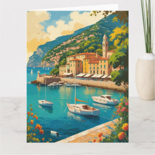 Cartão Vintage Portofino Genova Itália