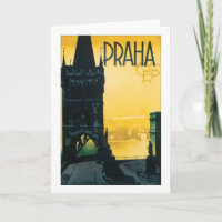 Vintage Prague (Praha) Poster