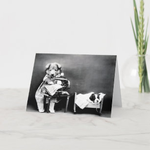 Cartão Vintage Puppies and Kittens Note Cards