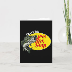 Cartão Vintage Que Meu Irmão Pára De Pescar Engraçado