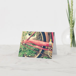 Cartão Vintage Red Murray Bicycle Notecard