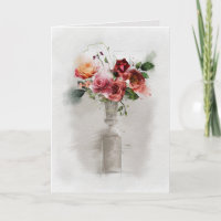 Vintage Rose Bouquet Simpatia