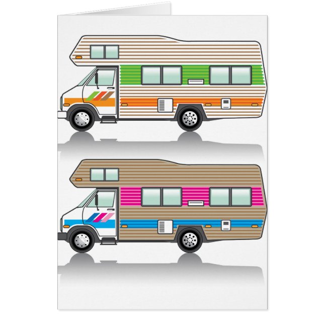 Cartão Vintage rv (Frente)