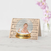 Vintage Sheet Music Add Photo