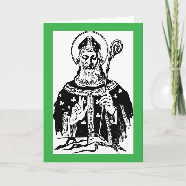 Cartão Vintage St. Patrick's Day Greeting Card (Frente)