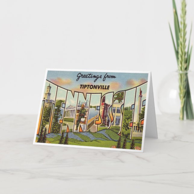 Cartão Vintage Tennessee (Frente)