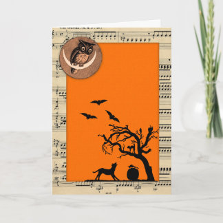 Cartão Vintage Themed Halloween Card