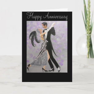Cartão Vintage, Timeless Love, anniversary card