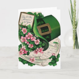 Cartão Vintage Top O The Mornin' St. Patrick's Day Card