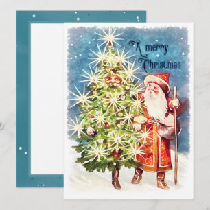 Cartão Vintage Victorian Christmas