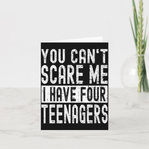 Cartão Vintage Você Não Pode Me Eu Tenho Quatro Adolescen