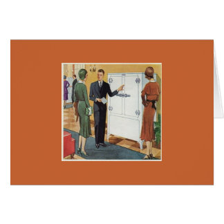 Cartão Vintage Women & Man