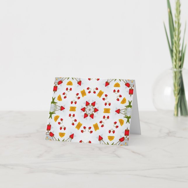 Cartão Vintagem do Meio século Atômica (Frente)