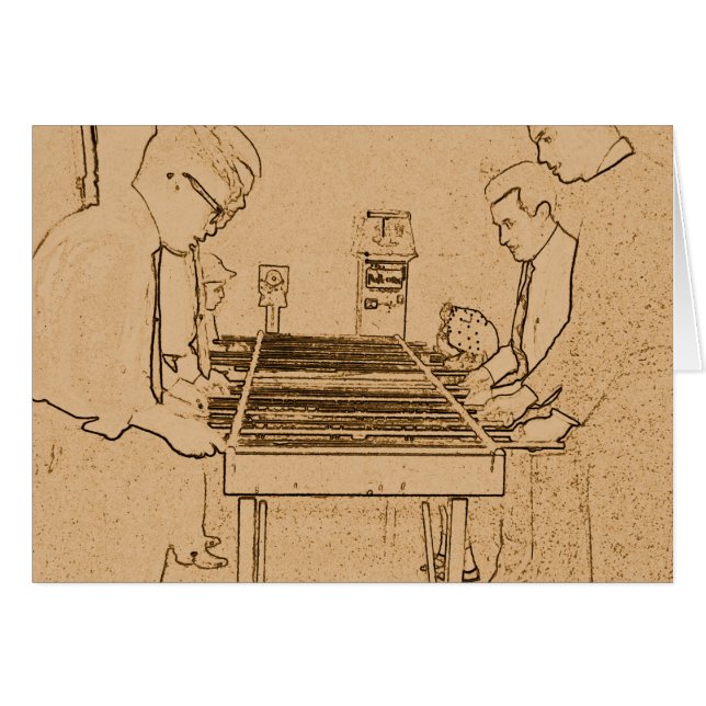 CARTÃO VINTAGEM FUZBOLL FOTO DE ARTE FOTOGRÁFICA FUZBOLL  (Frente Horizontal)