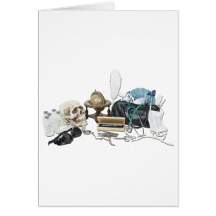 Cartão VintageMedicalDeskItems070111