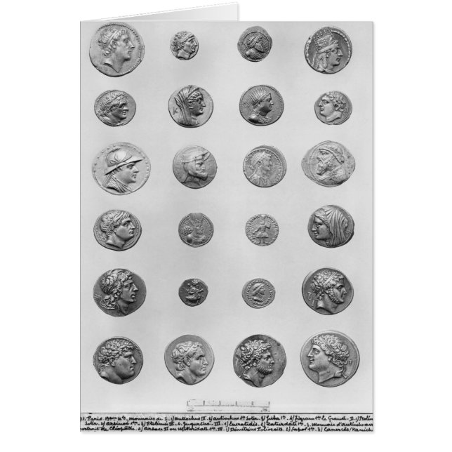 Cartão Vinte quatro moedas (Frente)