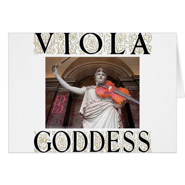 Cartão Viola Goddess (Frente Horizontal)