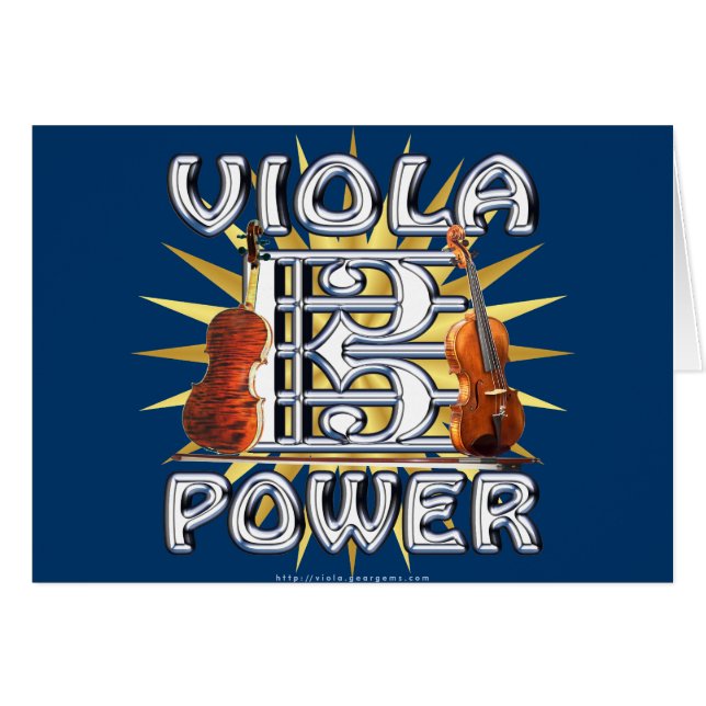 Cartão Viola Power (Frente Horizontal)