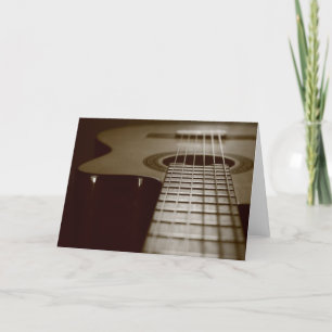 Cartão Violão acústico