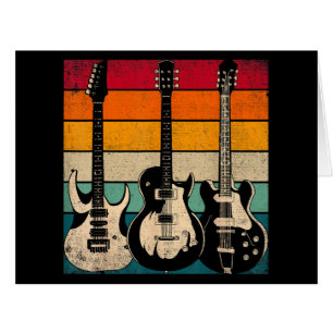 Cartão Violão Retro