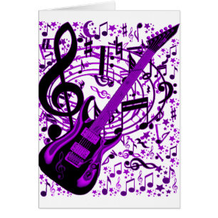 Cartão Violão Roxo