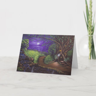 Cartão Violet Night Greeting Card 2
