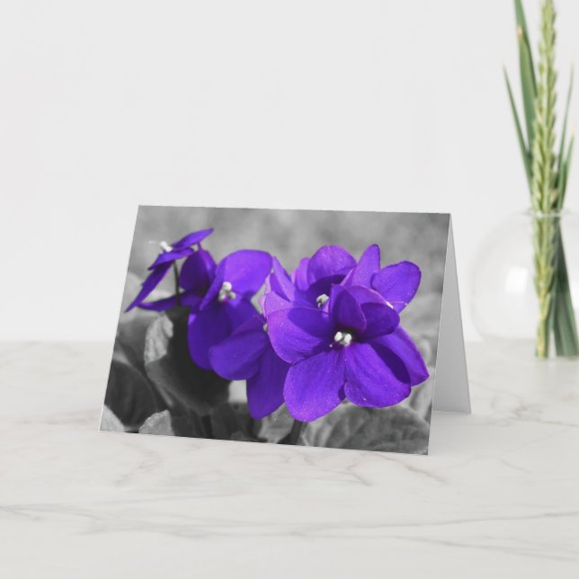 Cartão Violeta, carta (Frente)