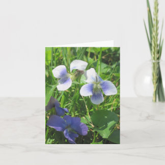 Cartão Violets Note Card