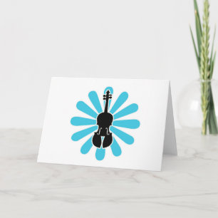 Cartão Violin Daisy Notecards