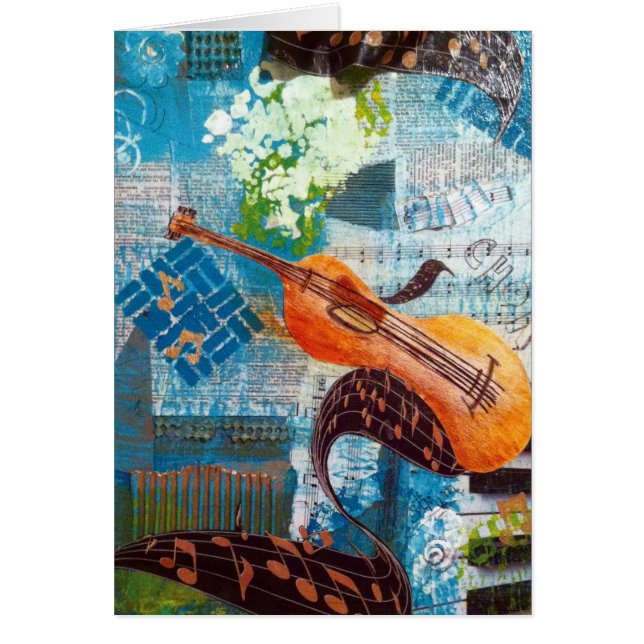Cartão Violin Melody Greeting Card (Frente)