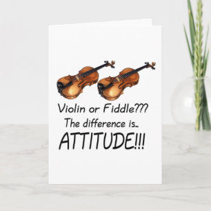Cartão Violin or Fiddle???